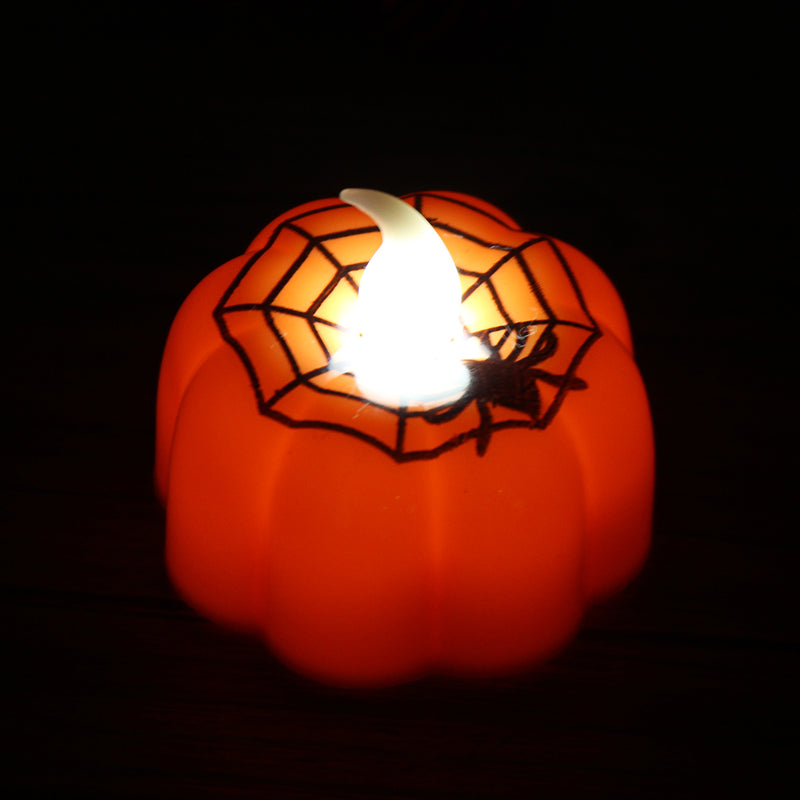 Halloween Light LED Pumpkin Lamp for Party Decoration Pumpkin Candy Sweet Holder Decorations