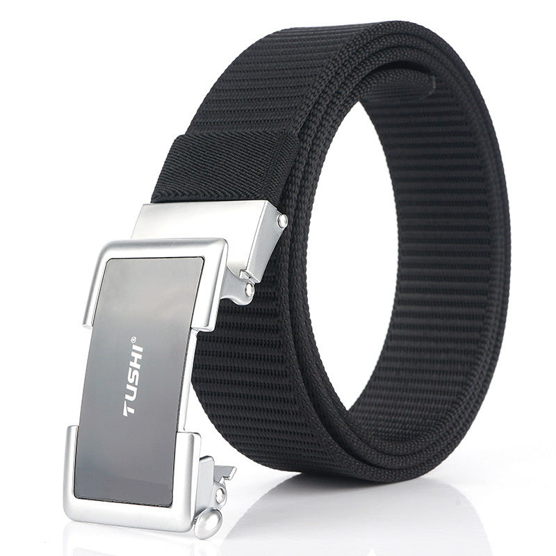 TUSHI 125cm Quick Release Metal Buckle Tactical Belt Business belt Nylon Belt Waist Belt