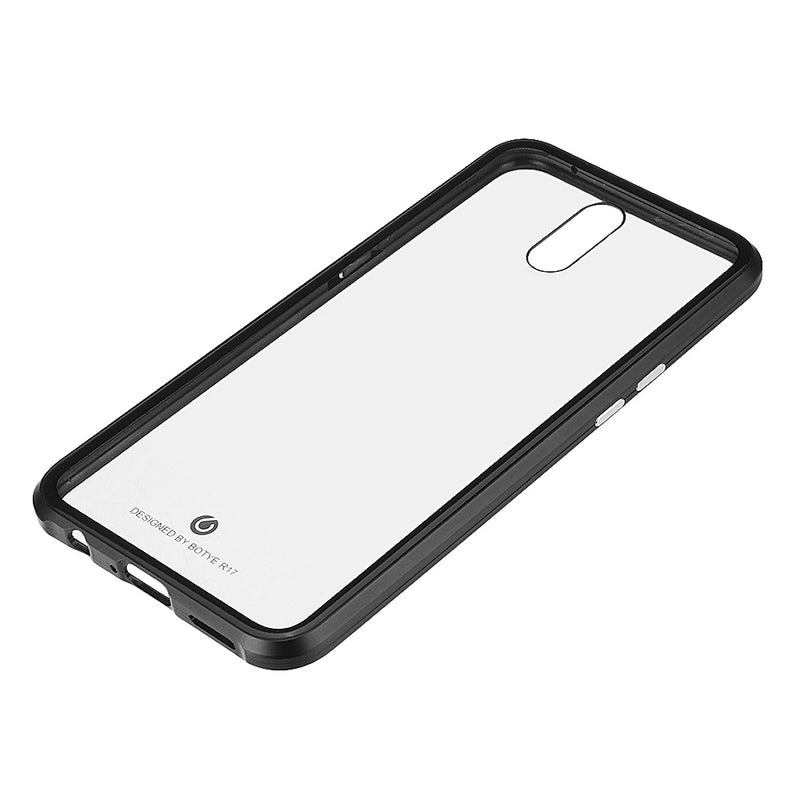 Bakeey Upgraded Version 360 Full Body Tempered Glass Metal Magnetic Adsorption Flip Protective Case For Oppo R17/ R17 Pro