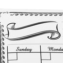 30x42cm Magnetic Dry Erase White Board Planner Whiteboard Calendar Message Board For Refrigerator