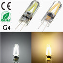 G4 1.5W Filament COB AC/DC 12V LED Warm White/White Spotlight Chandelier Light Bulb Lamp