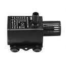 Machifit DC 5V 12V 6W Water Pump USB Female Plug Ultra-quiet Mini Brushless DC Water Pump