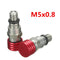 M5x0.8 Motocross Fork Air Bleeder Valves For Showa KAYABA Forks