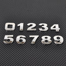 3D Emblem Badge Sticker Number Letter DIY Sticker