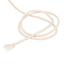 L350M D2mm Macrame Rope Natural Beige Cotton Twisted Cord Braided Wire For Hand Craft