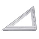 Drillpro 120/180mm Metric Triangle Angle Ruler Stainless Steel Woodworking Square Layout Tool