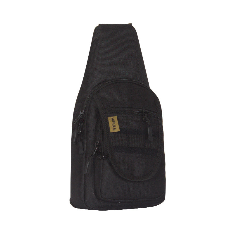 WPOLE A1 Unisex Tactical Bag Chest Backpack Outdoor Hiking Riding Canvas Crossbody Shoulder Bag