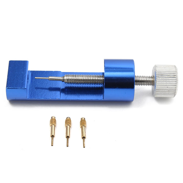 Blue Metal Adjustable Watch Band Strap Bracelet Link Pin Remover Repair Watch Tools Kit