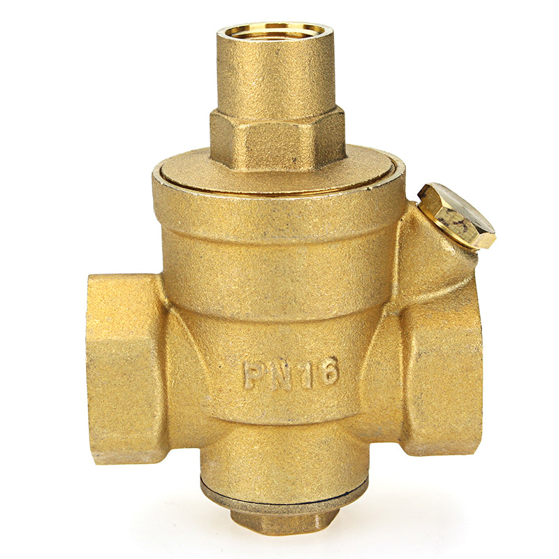 TMOK Brass Adjustable Water Heater Pressure Reducing Valve 1/2" 3/4" 1" 1-1/4" 1-1/2" 2" Safety Relief Valve Pressure Regulator Controller