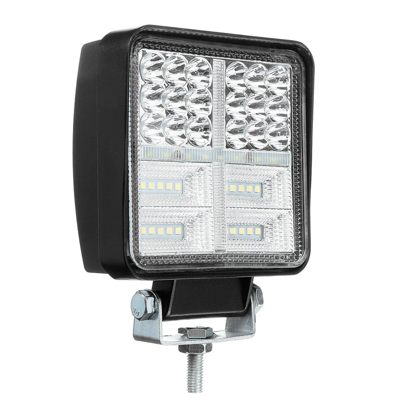 Square 114W 38 LED Work Light 12V 24V Off Road Spot Lamp For Car SUV Trailer Wall Lamp