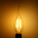 E12 2W COB Edison Filament Bulb LED Candle Light Lamp Bulb AC110V