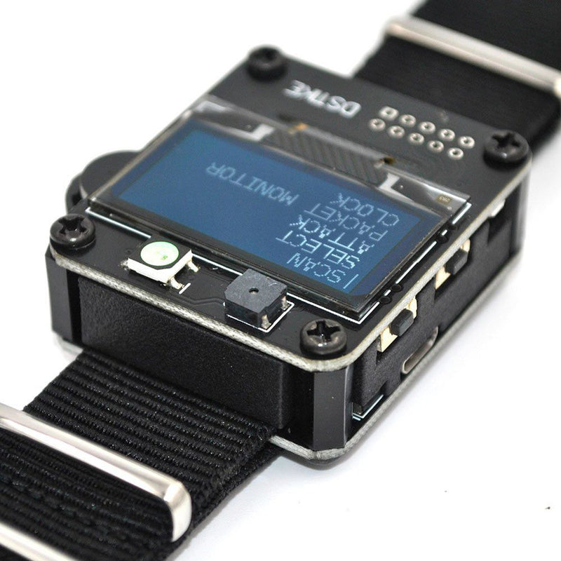 Orange/Black Deauther Wristband /Deauther Watch NodeMCU ESP8266 Programmable WiFi Development Board