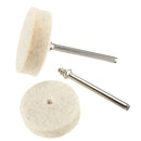 33pcs Soft Felt Electric Mill Polishing Buffing Wheel Mixed Set Accessory For Rotary Tools