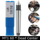 MT1 Solid Dead Center 60 Steel Morse Taper