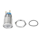 19mm 12V LED Push Button On Off Dome Light Panel Switch