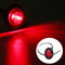 20pcs Mini 12/24V Red Round LED Button Side Marker Lights Lamps Trailer