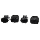 5X 10 Pin Way Waterproof Electrical Connector Plug for Wire Terminal Sockets ET