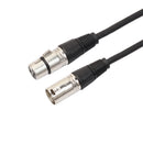 REXLIS 1/ 1.8/ 3M XLR 3-Pin Male to XLR 3-Pin Female Microphone Audio Cable