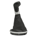 Car 5 Speed Gear Shift Knob Stick Gaiter Boot Sliver Cap For Skoda For Fabia MK2 Roomster