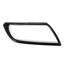 Pair Matte Black LED Car Headlight Front Shell Cover Trim For Nissan Navara NP300 2015 2016