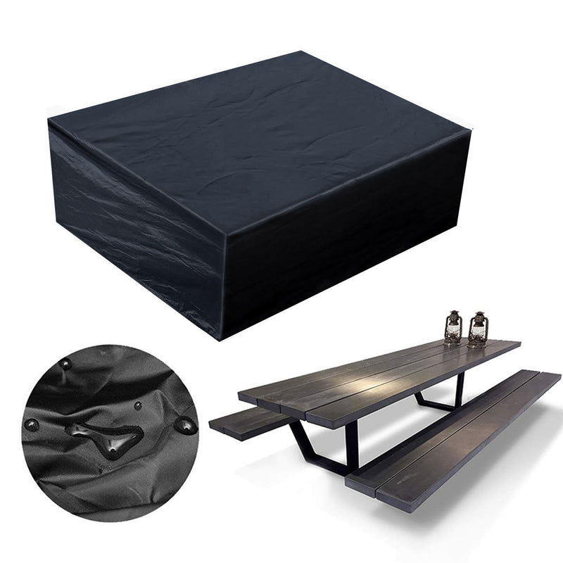 Rainproof IN/Outdoor Furniture Cover UV Waterproof Garden Patio Table Shelter