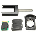 New Replacement 2 Button 433Mhz Remote Key Fob for Vauxhall Corsa C Combo Meriva