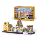 3D Puzzles Models Taj Mahal Colosseum Architecture Model Kits Adult Kid Toys Gift