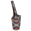 Fashion Printed Canvas Yoga Bag With Large Capacity Pocket Fit Most Yoga Mats