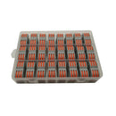 Minleaf 48Pcs Electrical Wiring Household 3PIN Docking Connector Electrical Connectors Wire Terminal Block Universal Electrical Wire Connector