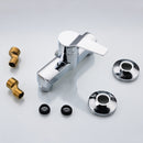 Bathroom Zinc Alloy Wall Mounted Hot & Cold Shower Mixer Valve Bath Shower Faucet Basin Bathtub Mixer Tap