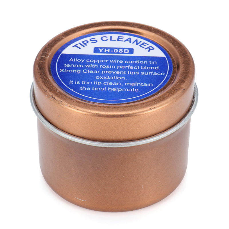 YIHUA 08B Iron Tips Cleaner Welding Soldering Solder Iron Tip Alloy Copper Cleaner With Rosin Flux