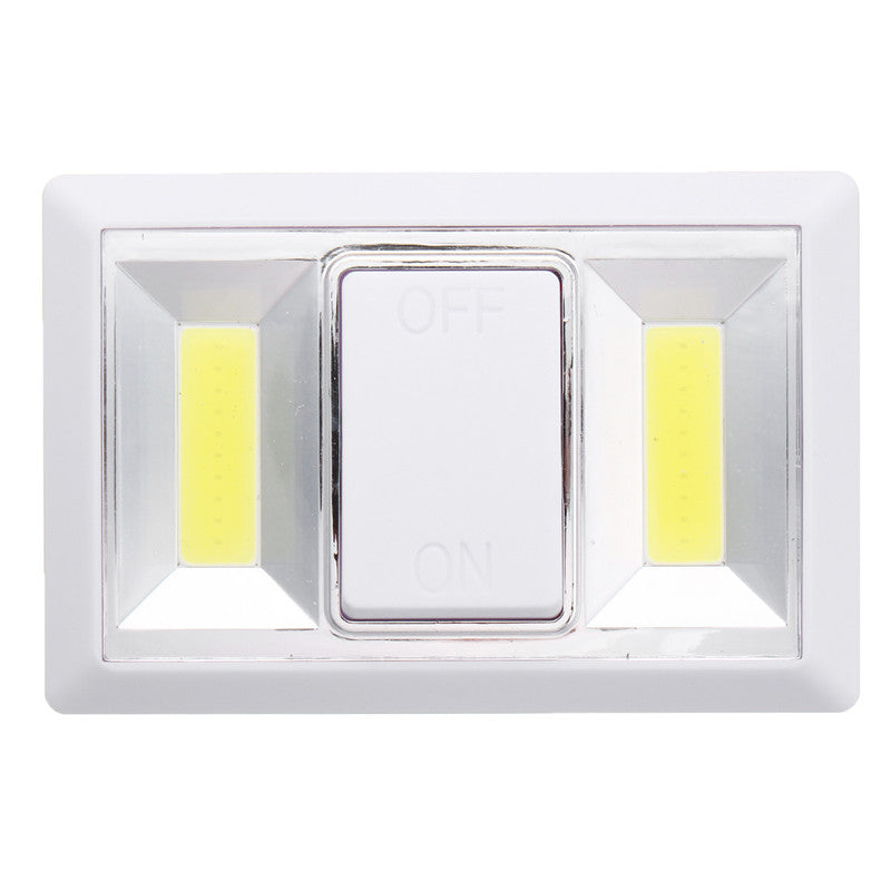 Magnetic 2 COB LED Closet Garage Light Indoor Wall Switch Night Torch Flashlight