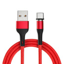 USAMS US-SJ334 U29 Type C LED Magnetic Braided Fast Charging Cable 1M For Tablet Smartphone