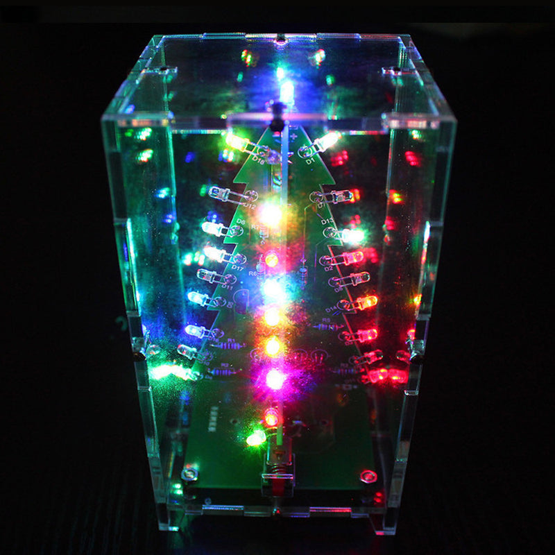 Geekcreit Assembled Christmas Tree 3D LED Flash Module Light Creative Device With Transparent Cover