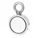 Double Side 320kg D60mm Neodymium Fishing Salvage Recovery Magnet For Detecting Metal Treasure