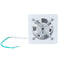 4 Inch 25W 220V High Speed Wall-Mount Air Vent Exhaust Fan Ventilator Extractor