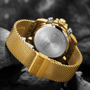 NAVIFORCE NF9172S Luminous Hand Full Steel Band Men Wrist Watch Date Display Quartz Watch