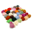 36 Colors Retro Merino Wool Fibre Roving Sewing Kit for Needle Felting