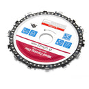 5 Inch Purple Wood Carving Disc 14 Teeth 7/8 Inch Arbor 10000-13000 RPM Angle Grinder Disc