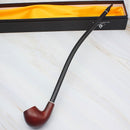 Long Pole Solid Wood Pipe Cross-Border E-Commerce Creative Carbon Layer Filter Dry Pipes