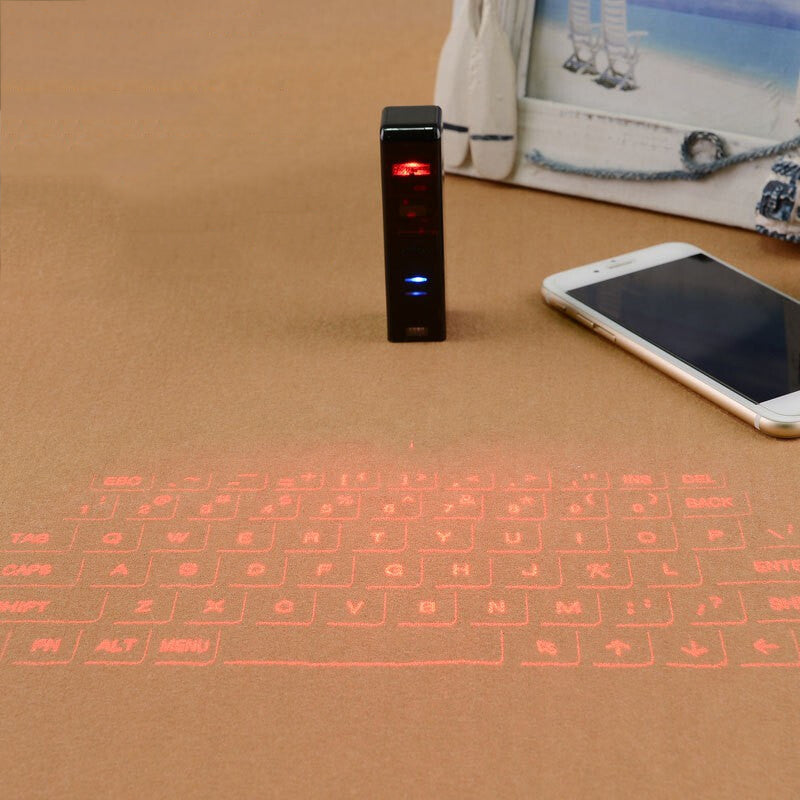 KB320 bluetooth Laser Projection Keyboard Built-in battery Wireless Virtual Keyboard Mouse For Mobile Phones iPads