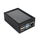 3.5inch TFT 480*320 50FPS Touch Screen Display + Black Dual Use Box ABS Case Kit for Raspberry Pi 4 Model B