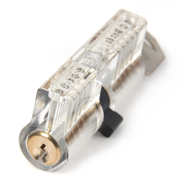 DANIU 5Pins Flat Lock Pick Practice Padlock Crescent Lock Pick Practice Padlock Training Tool for Locksmith