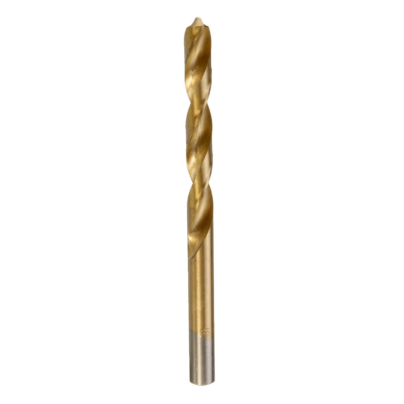 19pcs HSS 1-10mm Titanium Coated Twist Drill Bit Set Straight Shank Twist Drill for Metal Wood Drilling