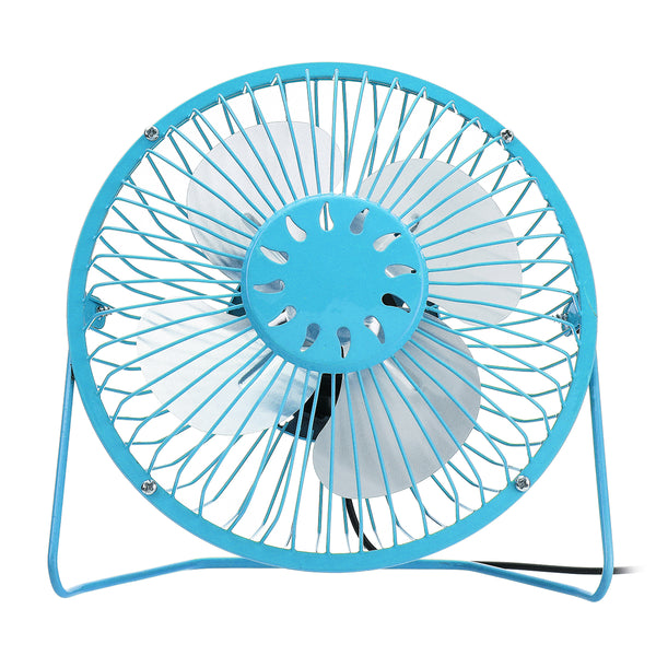 6 Inch USB Small Desk Fan Portable 4 Blades Cooler Cooling Fan For Camping Travel