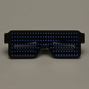 8 Modles LED Party Glasses Goggles Futuristic Eyes Shield Flat Top Shape Frame Mirrored 5 Colors