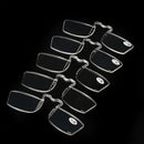 KCASA Mini Nose Resting Pocket Reading Glasses Presbyopic Clip Light Weight Strength