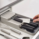 Organizer Tray Separation Finishing Storage Box Cutlery Spoon Kitchen Storage Organization Container Tools