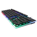iMiCE AK-700 104 Keys LED Backlit Wired Punk Keycaps Gaming Keyboard for Laptop PC