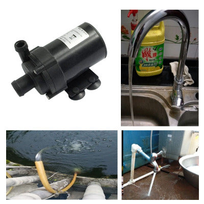 JT-660B 2Phase 24V/12V Hot Water Pump for Circulating Micro DC Water Pump Brushless Circulation Magnetic Water Submersible Pump Water Heater Booster Pump